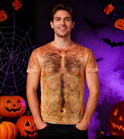 صدر مشعر من المعجبين للقمصان الرجالية رسومات مضحكة طاقم طاقم القمصان قصيرة الأكمام in Kuwait