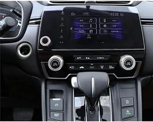4 قطع من الألومنيوم لوحدة التحكم الداخلية متوافقة مع Honda CRV CR-V 2017 2018 2019 2020 2021 مقبض مكيف الهواء AC زر التوقف وزر التحكم في مستوى الصوت (4 قطع أحمر) in Kuwait