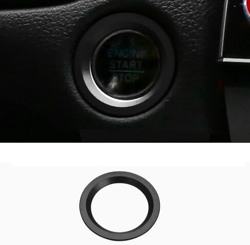 4pcs Aluminum Interior Console Trim Compatible with Honda CRV CR-V 2017 2018 2019 2020 2021 AC Air Conditioning Knob Start Stop Button Navigation Volume Knob Cover Trim (4Pcs Red) in Saudi Arabia