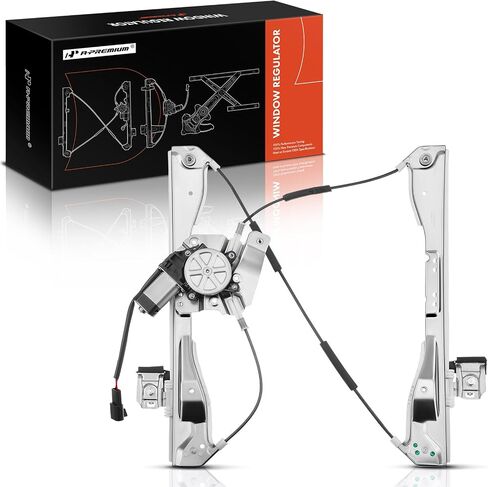 A-Premium Electric Power Window Regulator with Motor Compatible with Pontiac G6 2005-2010 Sedan Front Driver Side in Saudi Arabia