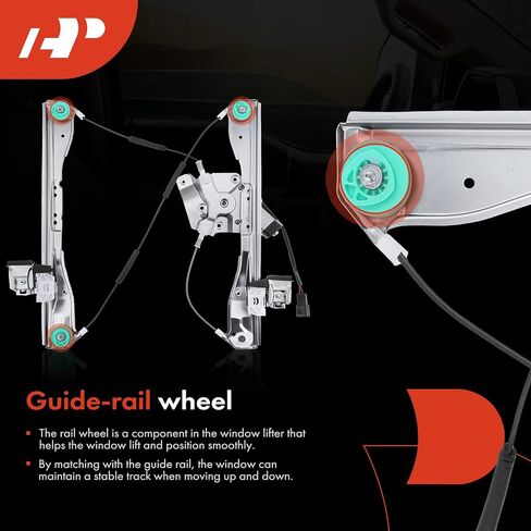 A-Premium Electric Power Window Regulator with Motor Compatible with Pontiac G6 2005-2010 Sedan Front Driver Side in Saudi Arabia