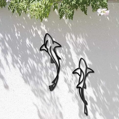 Creatcabin Metal Fox Fox Outdoor Decor Fox Garden Stakes Rustic 3D Sneaky Art Art Sculptures Decoration for Patio Lawn Yard Backyard Art Decoration Housewarming Chocolate Color 8 × 15 Inter in Saudi Arabia