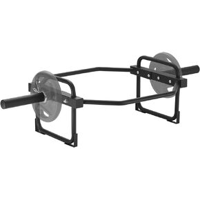 VEVOR Olympic Trap Bar, 500 LBS Olympic Hex Barbell Trap Bar, 55.7" Squat Deadlift Barbell, 25mm Diameter Weight Lifting Strength Training Shrug Bar with Handle, Home Gym for Squats, Deadlifts, Shrugs