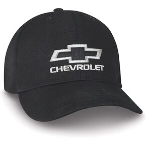 Chevrolet Bowtie Snapback Cap - Chevy Trucks Collection Hat - Black