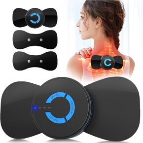JICHAMOXY Mini Massager,Rechargeable Intelligent TENS Unit Muscle Stimulator for Pain Relief - FSA or HSA Eligible Deep Tissue EMS Massager Management for Back, Neck, Arm Electronic Pulse Machine