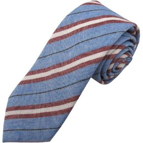 Jacob Alexander Boys' Prep Orson Variegated Diagonal Stripe Regular Neck Tie