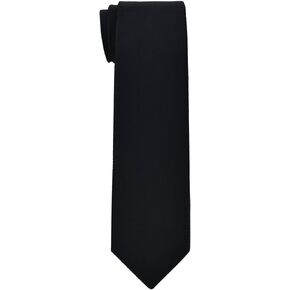 Retreez Solid Plain Color with Square Textured Woven Boy's Tie - 8-10 years