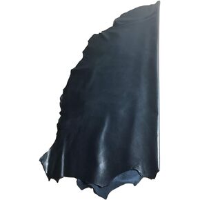 REED Sheep Skin Leather Hides for Crafts and Arts (Black)