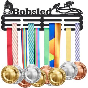 SUPERDANT Ice Skating Medal Display Rack Sports Medal Hanger Display Holder for 40+ Skating Medals