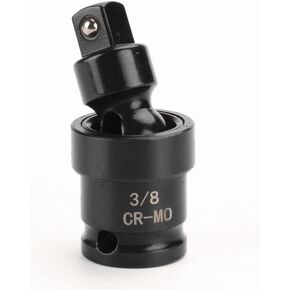 FLZOSPER 1/2 Inch Drive Impact Universal Joint, Flexible, CR-MO Steel, Radius Corner Design, U-joint Swiveling Adapter