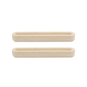 uxcell FireBrick Crucible Boat 1.6ml Sample Holder Furnaces 60x12x7mm 2pcs