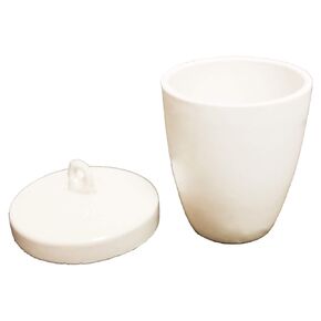 GSC CHF-20-20, Porcelain Crucible with Lid, High Form, 20ml Capacity, Pack of 20