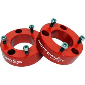 MotoFab Lifts CH-2.5-RED - 2.5 in Front Leveling Lift Kit That is compatible with Chevy/Gmc Pickup