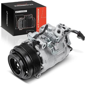 A-Premium A/C Compressor with Clutch Compatible with Mercedes-Benz Freightliner Sprinter 2500, Sprinter 3500, 2.1L 2014-2017