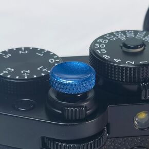 Camera Shutter Button, Metal Shutter Button Upscale and Delicate Soft Shutter Release Button (2 Pack/Black)