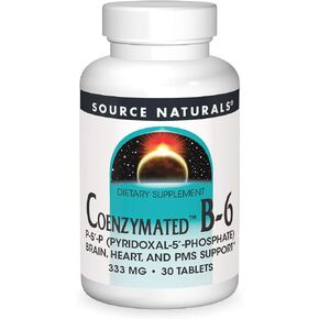 Source Naturals Coenzymated B-6, Promotes a Healthy Nervous System*, 333mg - 30 Tablets