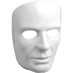 Forum Novelties Adult White Full Face Costume Mask