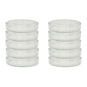 100mm Glass Petri Dish with Cover, Borosilicate Glass, Karter Scientific (Pack of 10)