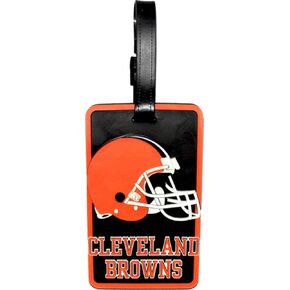 Aminco NFL Cleveland Browns Soft Bag Tag, Orange, 7.5