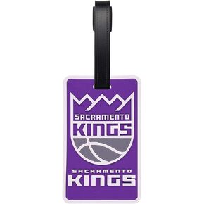 aminco unisex adult NBA Sacramento Kings Soft Bag Tag, Multicolor, 7.5 US