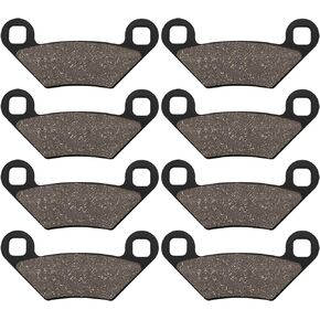 ZICOO Brake Pads for Polaris Sportsman 1000 850 800 570 550 500 450 XP Forest HO Touring EPS X2 Scrambler 850 1000 XP Front & Rear 2009 2010 2011 2012 2013 2014 2015 2016 2017 2018 2019 2020 2021 2022