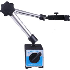 Magnetic Base Stand for Digital Dial Indicator, Three Segment, Industrial Strength with Quick Release