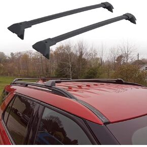 Snailfly Crossbars Fit for 2020-2024 Ford Explorer Roof Rack Rails Cross Bars for Kayak Canoe Bike Snowboard Skiboard