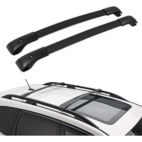 ALAVENTE سقف الرف عبر القضبان المتوافقة مع سوبارو Crosstrek 2013-2017 ث / الجانب العلوي السكك الحديدية / E361SFJ100 حامل الأمتعة أعلى السكك الحديدية الرف متوافق مع سوبارو امبريزا 2012-2016 رفوف السقف العارضة، زوج in Kuwait