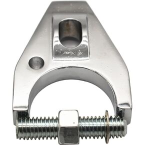 GSKMOTOR Universal Distributor Clamp Chrome Billet Aluminum Distributor Clamp Hold Down for Chevy SBC BBC SB BB HEI Electronic