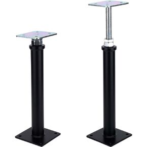 2-Pack Adjustment Floor Jack Post Floor Jack Lift Supports 16.5-20.5 Inch Adjustable House Jack,Adjust Supports,Lift Supports,Mini Screw Jack, Floor Straightener,Level Supports