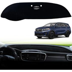 INUBOXES Dashboard Dash Board Cover Mat Pad Carpet Non-Slip Custom Compatible with Kia Sorento 2016 2017 2018 2019 2020 Protector Sun Shield