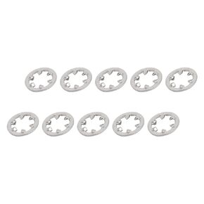 METALLIXITY Internal Tooth Star Lock Washers (M4x8.8mm) 50Pcs, Stainless Steel Internal Serrated Lock Washer - for Renovation, Mechanical Equipment Fasteners