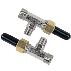 EnRand Bleeder Tee Kit Replacement for Seastar 3004.6439 HF4202 Fit for All Baystar Cylinders(2Pcs)