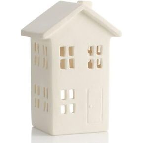 فانوس شمعة تاون هاوس - قم بطلاء تذكار السيراميك الخاص بك in Kuwait