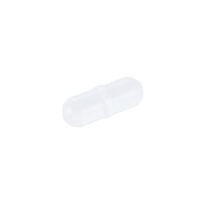 MECCANIXITY Magnetic Stirrer Mixer Stir Bar Rod 65mm(2.56") x9mm with Ring Shape PTFE Coating Magnet White for Laboratory 1Pcs