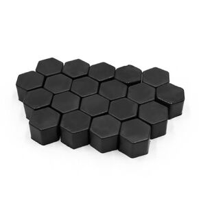 uxcell 20Pcs Blue Silicone 19mm Car Wheel Nut Lug Hub Covers Screw Dust Protect Caps