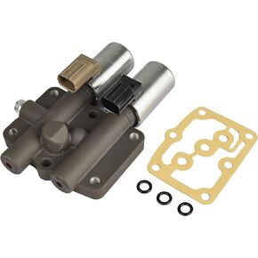Transmission Dual Linear Shift Solenoid with Gasket Compatible with Honda Acura Accord Odyssey Pilot Prelude Replacement for 28250-P6H-024