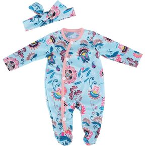 BABESIDE 2Pcs Reborn Baby Doll Clothes for 17-20 Inch Babydolls, Baby Doll Clothing Accessories Set for Realistic Newborn Baby Doll Clothes Girls, Green