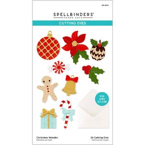 Spellbinders S5-604 Christmas Wonder Etched Dies from The Envelope of Wonder Collection
