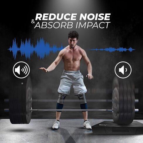 Yes4All Silencer Drop Pads/Weightlifting Drop Pads with PVC Cover & Easy Carry Handles – Sold in PairsVariation Theme in Saudi Arabia