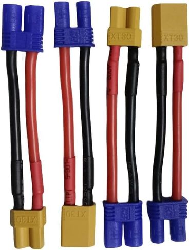 Hengfuntong-Elec XT30 التوصيل ذكر أنثى إلى EC2 التوصيل ذكر أنثى موصل قابس محول البطارية 16awg 40 مللي متر 2 أزواج in Kuwait