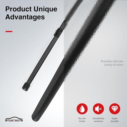 OTUAYAUTO Rear Windshield Wiper Arm Blade Assembly - Replacement for Mercedes-Benz GLC 300 AMG GLC 43 63, GLB 250 AMG GLB 35, GLS 450 580 2020-2023 Back Wiper Accessories Parts in Kuwait