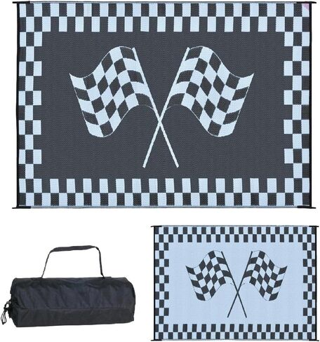 Ming's Mark RF-6091 6-Feet X 9-Feet Mat Racing Flag in Saudi Arabia