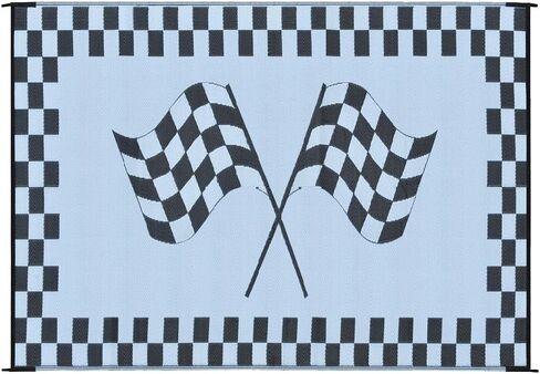 Ming's Mark RF-6091 6-Feet X 9-Feet Mat Racing Flag in Saudi Arabia