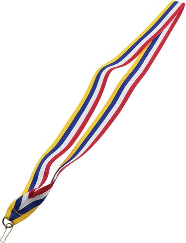 JCBIZ 12PCS Award Neck Ribbons Medal Award Ribbons Striped Medal Lanyards for Sports Academics in Saudi Arabia