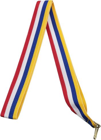 JCBIZ 12PCS Award Neck Ribbons Medal Award Ribbons Striped Medal Lanyards for Sports Academics in Saudi Arabia