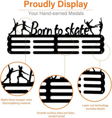 حامل عرض ميدالية التزلج على الجليد من سوبر دانت حامل عرض ميدالية رياضية لأكثر من 40+ ميدالية تزلج in Kuwait