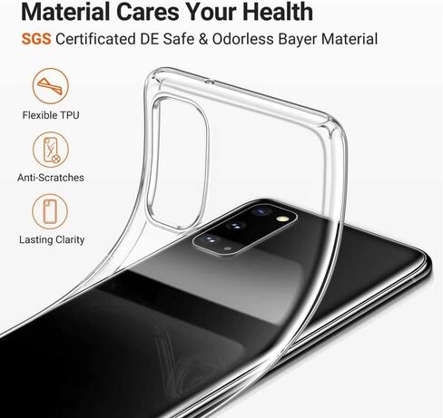 Phone Case for ZTE Nubia Z60 Ultra (6.8") with 2 X Tempered Glass Screen Protector, [Anti-Yellow X Shockproof] Clear Soft TPU Bumper Cover for ZTE Nubia Z60 Ultra - Camellia in Saudi Arabia