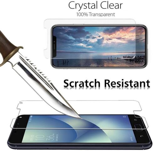 Phone Case for ZTE Nubia Z60 Ultra (6.8") with 2 X Tempered Glass Screen Protector, [Anti-Yellow X Shockproof] Clear Soft TPU Bumper Cover for ZTE Nubia Z60 Ultra - Camellia in Saudi Arabia