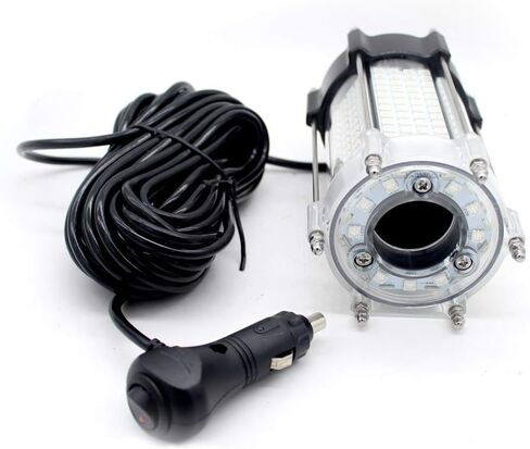 مصباح LED للصيد تحت الماء من Jiawill 297 مصباح LED 9 فولت - 35 فولت 41.8 واط 4000 لومن لجذب الأسماك الليلية بطول 33 قدمًا (10 متر) (أخضر) in Kuwait